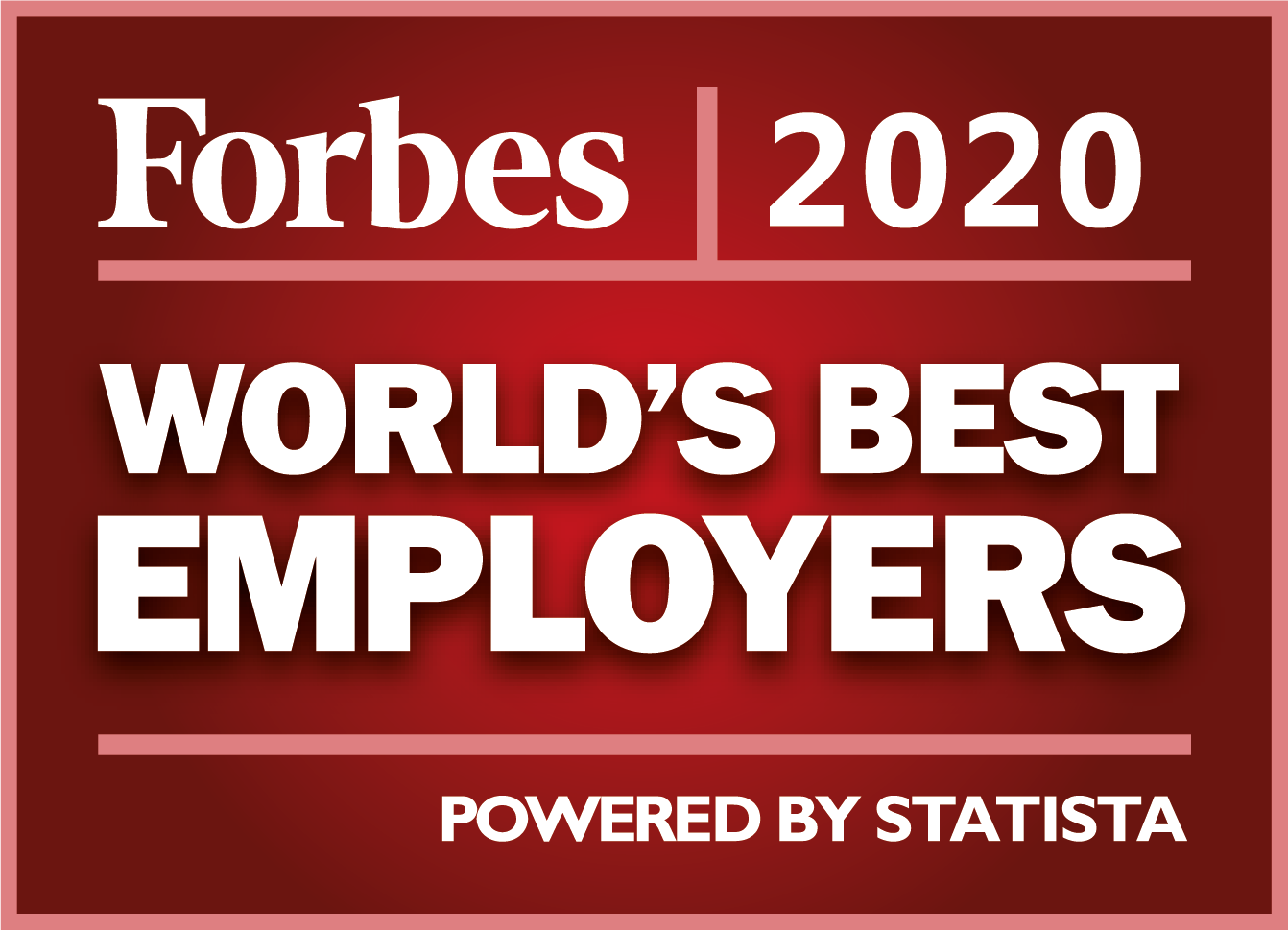 福布斯全球最佳雇主 - 2020